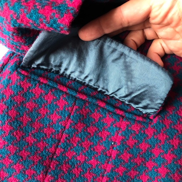 SOLD | Pendleton Wool Houndstooth Blazer Jacket - Picture 5 of 12